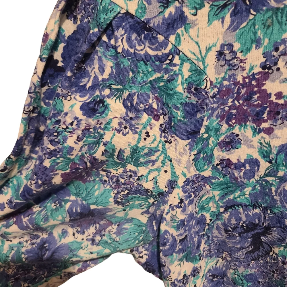 90s Floral Vintage Dress - Picture 4 of 9